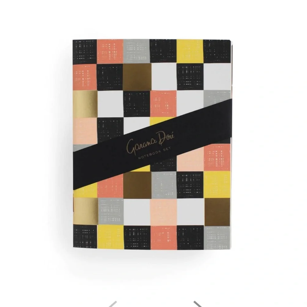 Rifle Paper Co. x Garance Dore Oui Pocket Notebook Set (2) Unlined Foil Accents